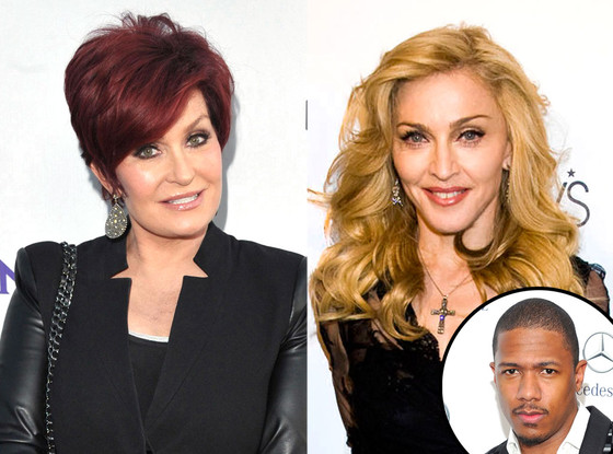 Madonna, Sharon Osbourne, Nick Cannon Madonna, Sharon Osbourne, Nick Cannon